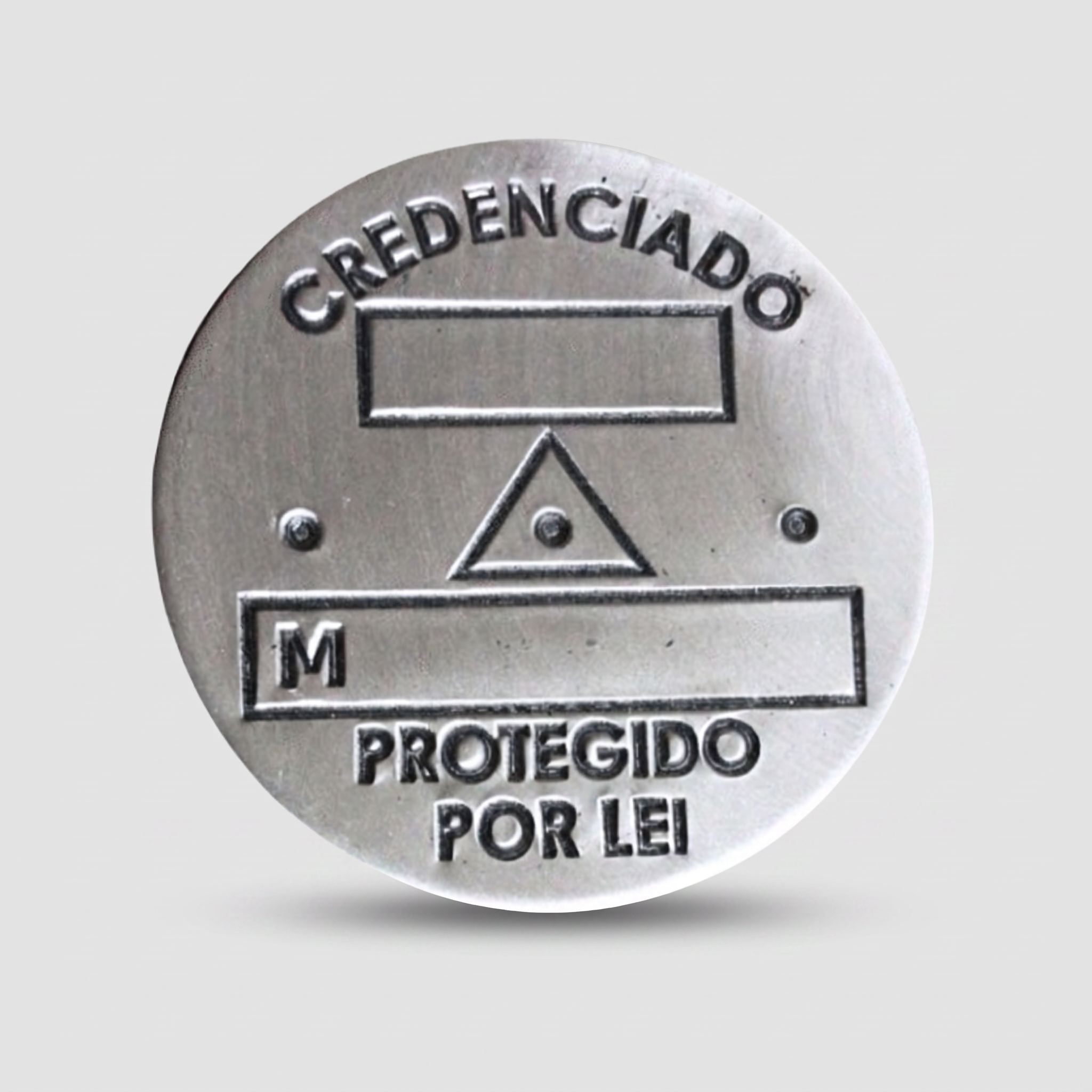 Plaqueta padrão INCRA